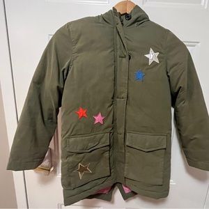 Girls Boden parka/puffer coat